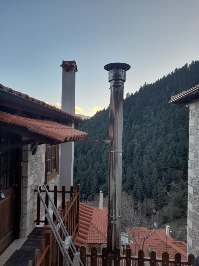 Maisonette Korfes-Κορφές-Μ Δύο Αυτόνομοι Όρoφοι Της Βίλας Κορφές Για Οικογένειες Και Μικρές Παρέες Karpenísion Zewnętrze zdjęcie