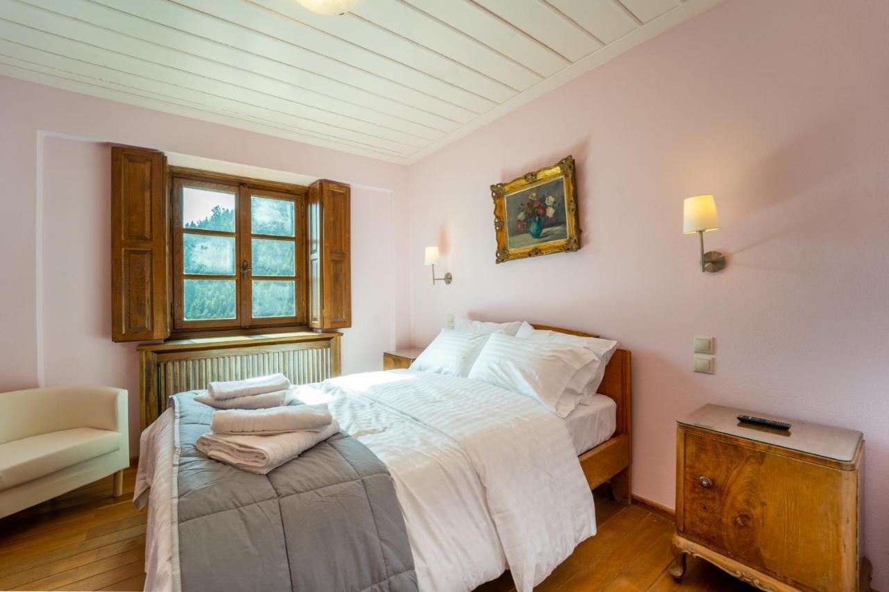 Maisonette Korfes-Κορφές-Μ Δύο Αυτόνομοι Όρoφοι Της Βίλας Κορφές Για Οικογένειες Και Μικρές Παρέες Karpenísion Zewnętrze zdjęcie